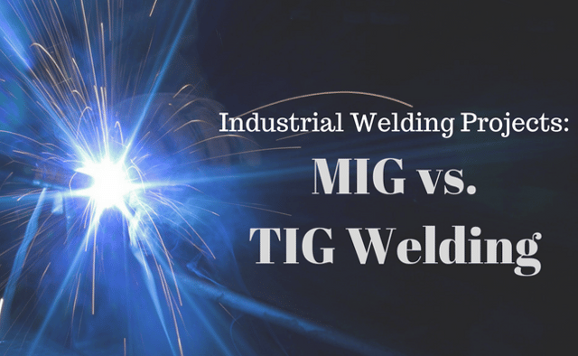 Industrial welding projects. MIG vs TIG Welding.